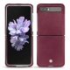 Capa em pele Samsung Galaxy Z Flip - Prune vintage ( Pantone 512C ) 