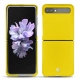 硬质真皮保护套 Samsung Galaxy Z Flip - Jaune fluo