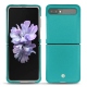 Custodia in pelle Samsung Galaxy Z Flip - Bleu fluo
