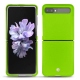Funda de piel Samsung Galaxy Z Flip - Vert fluo