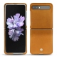 硬质真皮保护套 Samsung Galaxy Z Flip - Or Maïa ( Pantone 871C ) 