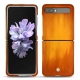 Lederschutzhülle Samsung Galaxy Z Flip - Orange Patine
