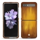 Samsung Galaxy Z Flip leather cover - Doré Patine