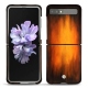 Samsung Galaxy Z Flip leather cover - Fauve Patine