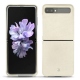 Custodia in pelle Samsung Galaxy Z Flip - Blanc escumo