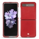 Samsung Galaxy Z Flip leather cover - Rouge troupelenc