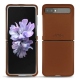 Lederschutzhülle Samsung Galaxy Z Flip - Marron PU