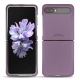 Samsung Galaxy Z Flip leather cover - Lilas PU