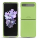 Samsung Galaxy Z Flip leather cover - Vert olive PU