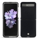 Custodia in pelle Samsung Galaxy Z Flip - Noir élégant