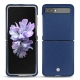 Lederschutzhülle Samsung Galaxy Z Flip - Bleu frisson