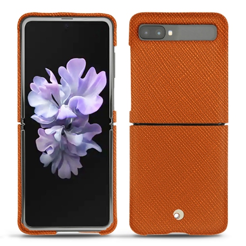 Custodia in pelle Samsung Galaxy Z FlipOrange vibrant ( Pantone #e36b39 ) 