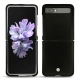 Coque cuir Samsung Galaxy Z Flip - Noir Veggie