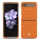 Custodia in pelle Samsung Galaxy Z Flip - Orange - Couture ( Nappa - Pantone 1495U ) 