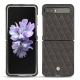 Funda de piel Samsung Galaxy Z Flip - Anthracite - Couture ( Pantone 424C ) 