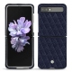 Samsung Galaxy Z Flip leather cover - Cobalt - Couture ( Pantone 2766C ) 