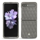 Funda de piel Samsung Galaxy Z Flip - Acier vintage - Couture