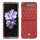 Lederschutzhülle Samsung Galaxy Z Flip - Cerise vintage - Couture