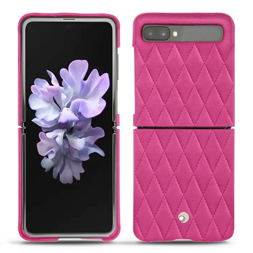 Capa em pele Samsung Galaxy Z FlipRose BB - Couture ( Pantone #DB599F )