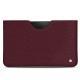 Samsung Galaxy Tab S6 Lite leather pouch - Lie de vin ( Pantone 5115C ) 