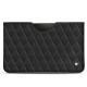 Funda de piel Samsung Galaxy Tab S6 Lite - Noir - Couture ( Nappa - Black ) 
