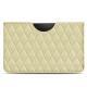 Capa em pele Samsung Galaxy Tab S6 Lite - Beige - Couture ( Nappa - Pantone 7502C ) 