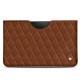 Lederschutzhülle Samsung Galaxy Tab S6 Lite - Marron - Couture ( Nappa - Pantone 1615C ) 