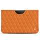 Samsung Galaxy Tab S6 Lite leather pouch - Orange - Couture ( Nappa - Pantone 1495U ) 