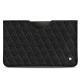 Custodia in pelle Samsung Galaxy Tab S6 Lite - Ebène - Couture ( Sleek P C12 - Black ) 