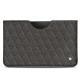 Capa em pele Samsung Galaxy Tab S6 Lite - Anthracite - Couture ( Pantone 424C ) 