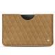 Pochette cuir Samsung Galaxy Tab S6 Lite - Sable vintage - Couture