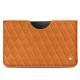 Pochette cuir Samsung Galaxy Tab S6 Lite - Mandarine vintage - Couture