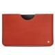 Samsung Galaxy Tab S6 Lite leather pouch - Arange clouquié