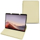 Funda de piel Microsoft Surface Pro X - Beige ( Nappa - Pantone 7502C ) 