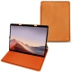 Housse cuir Microsoft Surface Pro X - Mandarine vintage ( Pantone 165C ) 