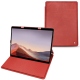 Lederschutzhülle Microsoft Surface Pro X - Cerise vintage ( Pantone 185C ) 