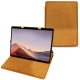 Microsoft Surface Pro X leather case - Or Maïa ( Pantone 871C ) 