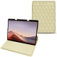 Microsoft Surface Pro X leather case - Beige - Couture ( Nappa - Pantone 7502C ) 
