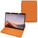 Lederschutzhülle Microsoft Surface Pro X - Orange - Couture ( Nappa - Pantone 1495U ) 