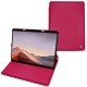 Housse cuir Microsoft Surface Pro X - Rose fluo