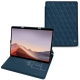 Custodia in pelle Microsoft Surface Pro X - Blu mediterran - Couture