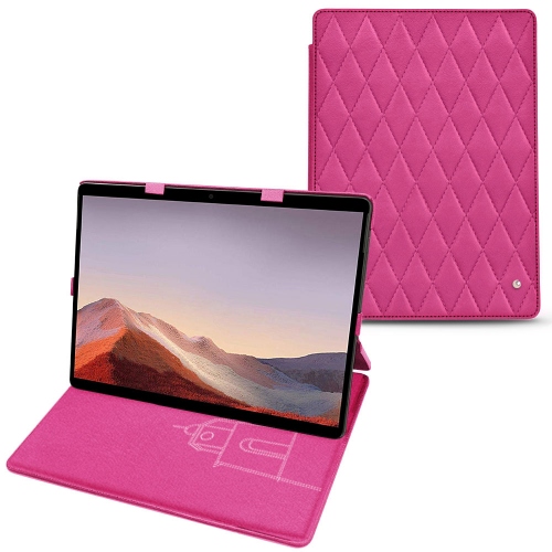 Custodia in pelle Microsoft Surface Pro XRose BB - Couture ( Pantone #DB599F )