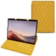 Funda de piel Microsoft Surface Pro X - Jaune soulèu - Couture