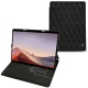 Custodia in pelle Microsoft Surface Pro X - Negre poudro - Couture