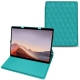 Custodia in pelle Microsoft Surface Pro X - Bleu fluo - Couture