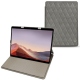 Microsoft Surface Pro X leather case - Acier vintage - Couture
