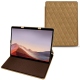 Microsoft Surface Pro X leather case - Sable vintage - Couture