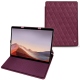 Lederschutzhülle Microsoft Surface Pro X - Prune vintage - Couture