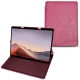Capa em pele Microsoft Surface Pro X - Serpent ciclamino