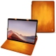 Microsoft Surface Pro X leather case - Orange Patine